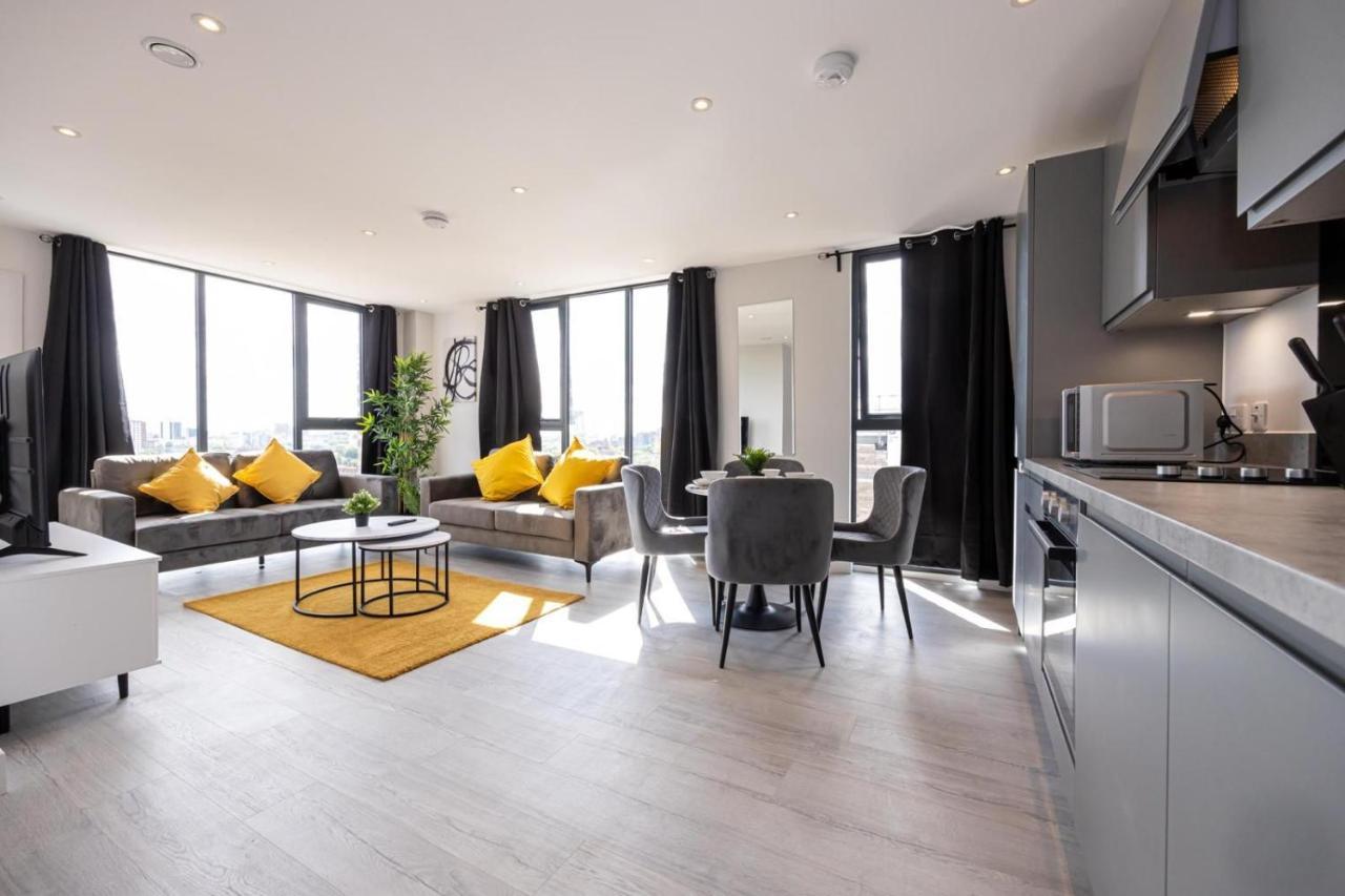 Contemporary 3 Bedrooms Apartment Manchester City 외부 사진