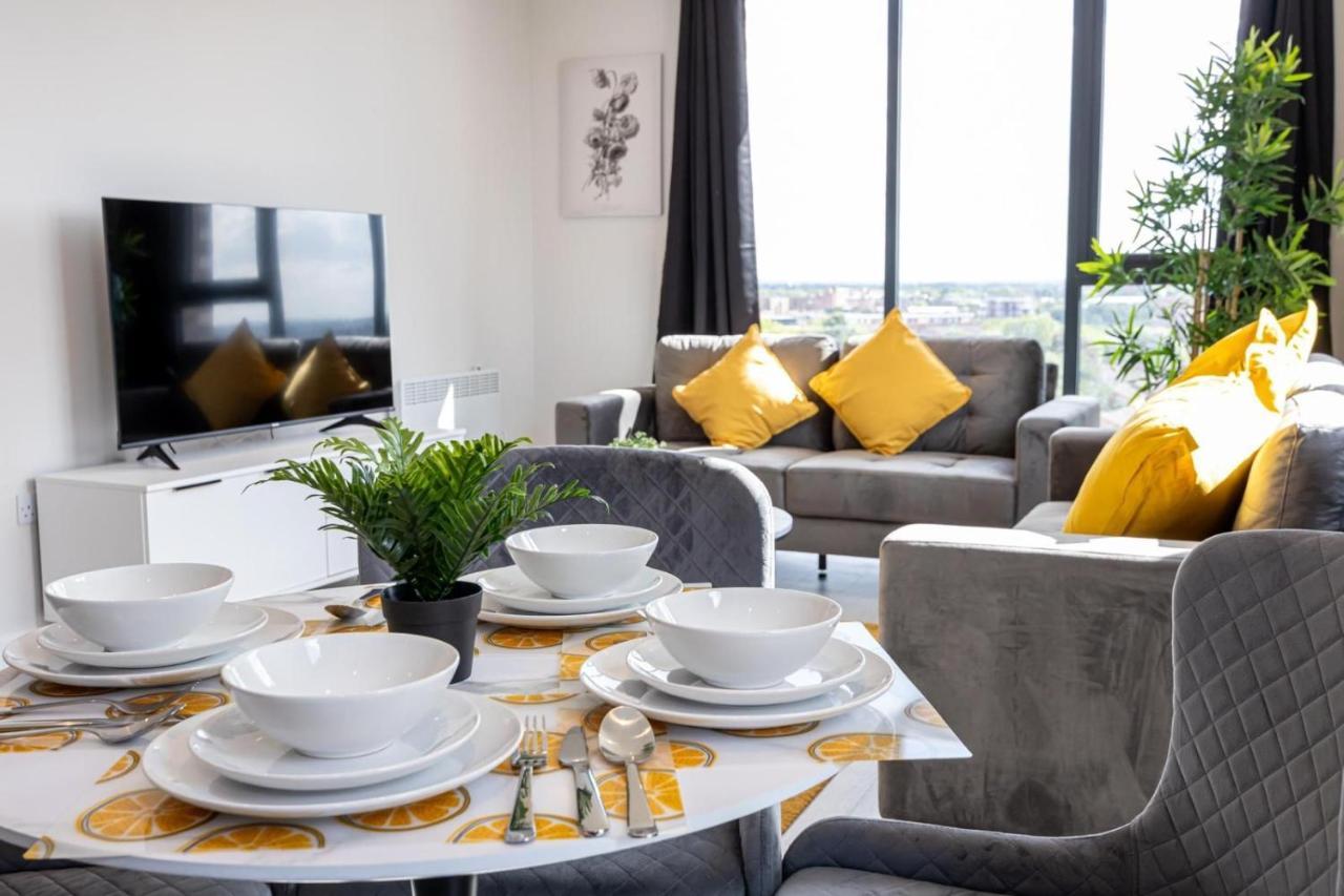 Contemporary 3 Bedrooms Apartment Manchester City 외부 사진